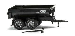 Wiking 038819 - H0 - Krampe Halfpipe Muldenkipper - schwarz